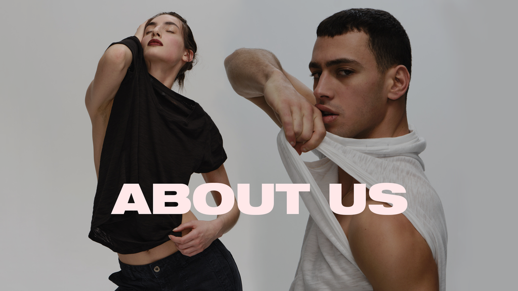 About us banner display the text ABOUT US